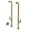 Aqua Vintage AE810S7DKL Freestanding Tub Supply Line, Brushed Brass AE810S7DKL - alternate 1